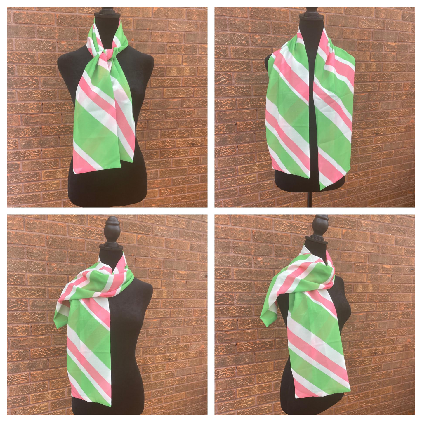 Alpha Kappa Alpha Sorority - 3 Scarf Set