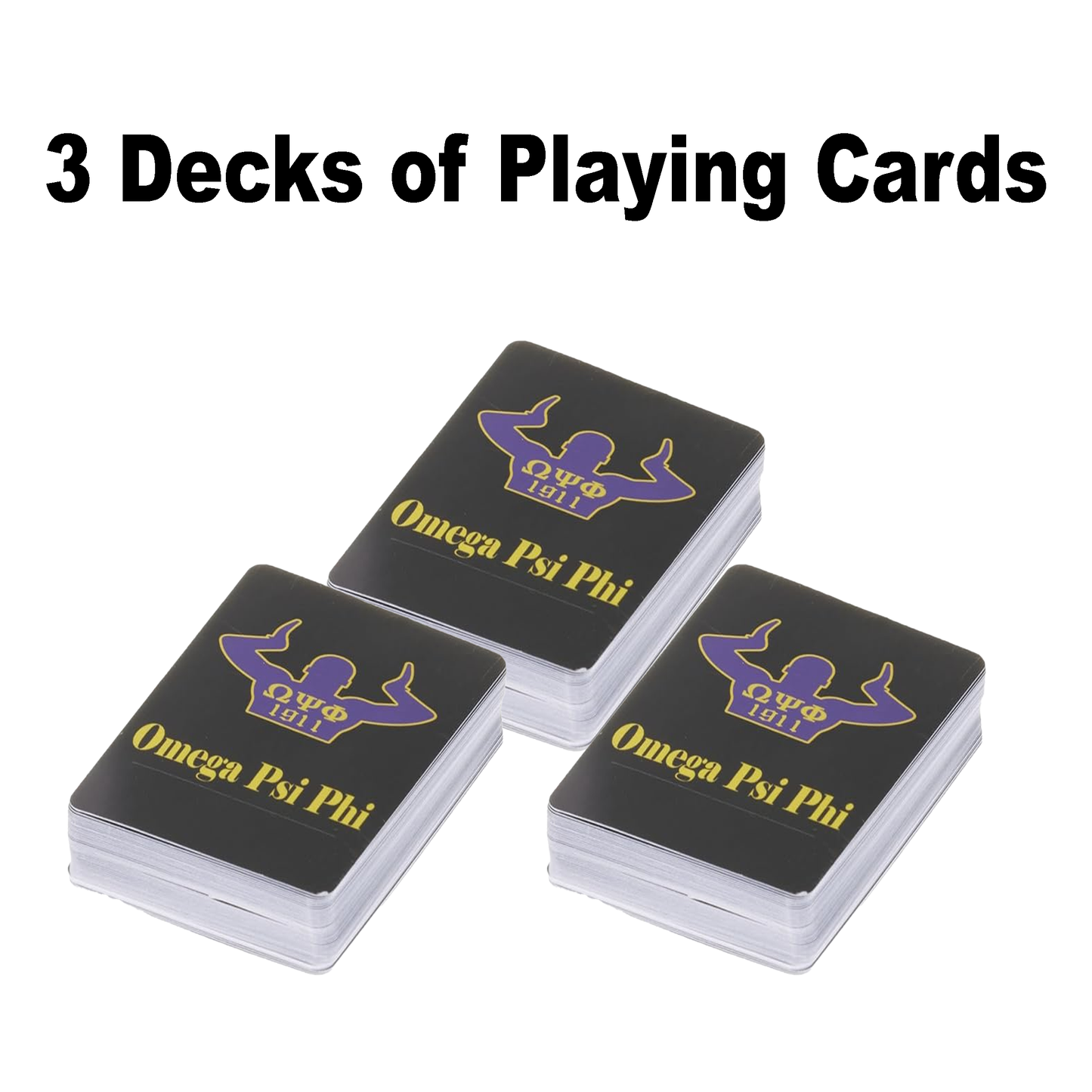 Omega Psi Phi Fraternity Playing Cards for Gifts, Decoration, Party Games for Q Dogs