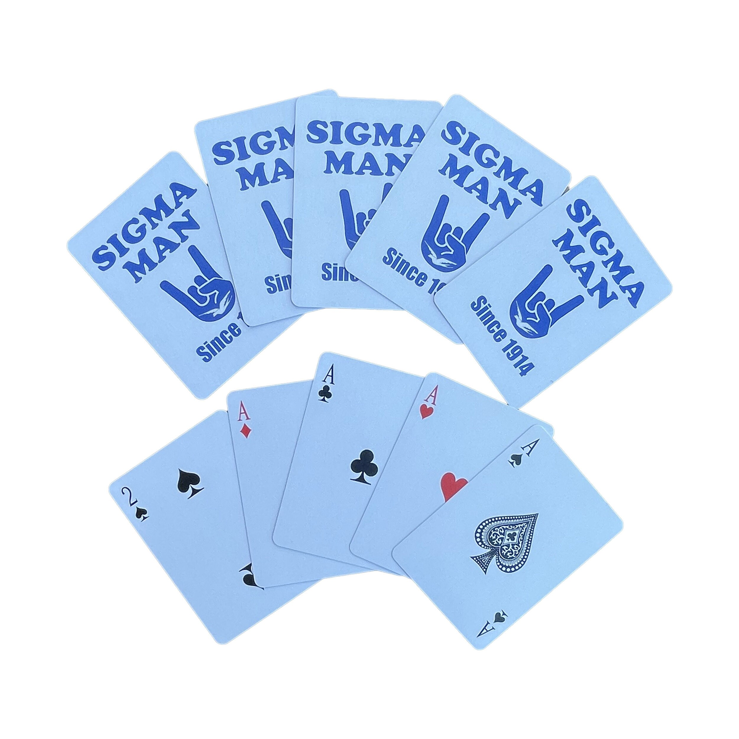 Phi Beta Sigma Fraternity Playing Cards for Gifts, Decoration, Party Games
