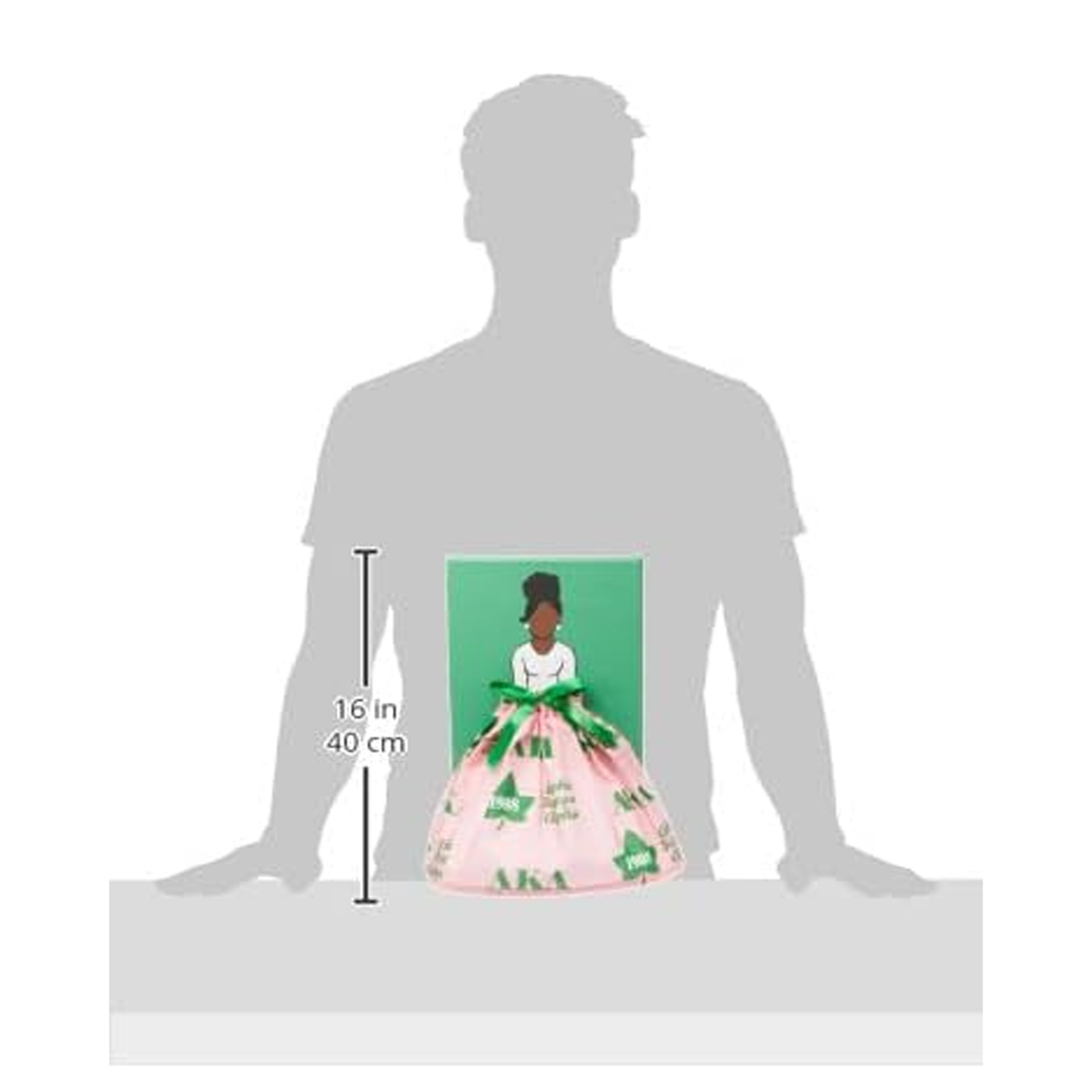 Alpha Kappa Alpha Doll Artwork Painting (8in x 10in)
