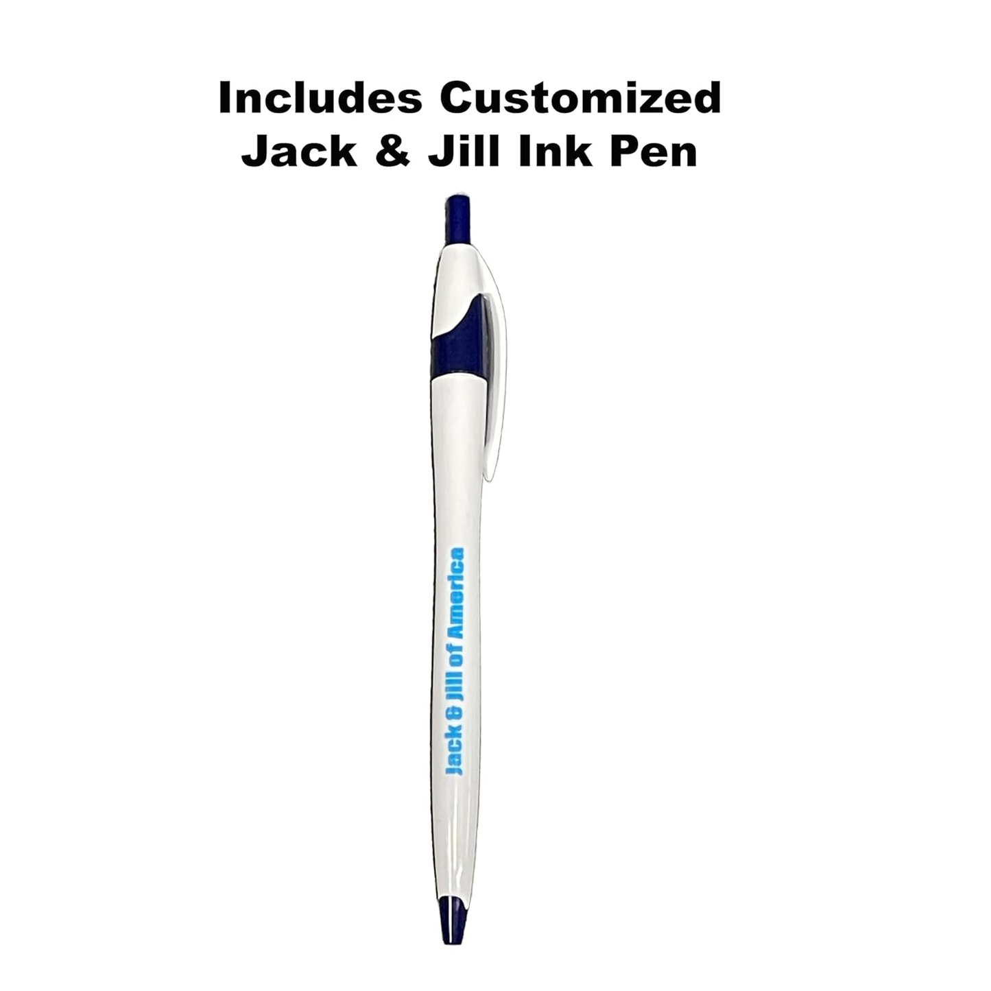 Jack & Jill Organization Pen & Mini-Spiral Notebook Set (8.5inx5.5in)