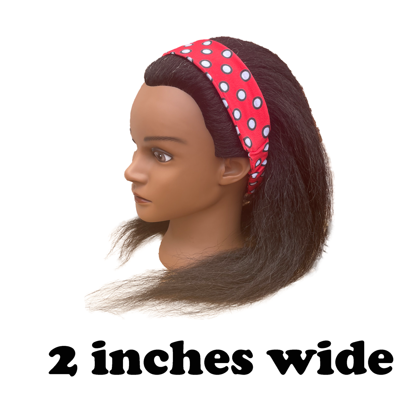 Red & White Headband loved by members of Delta Sigma Theta Sorority_2in wide