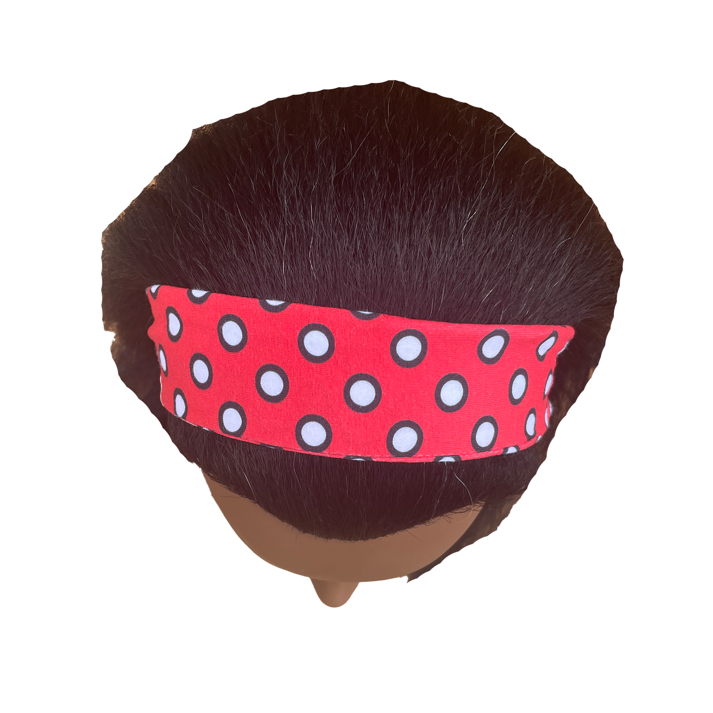 Red & White Headband loved by members of Delta Sigma Theta Sorority_2in wide