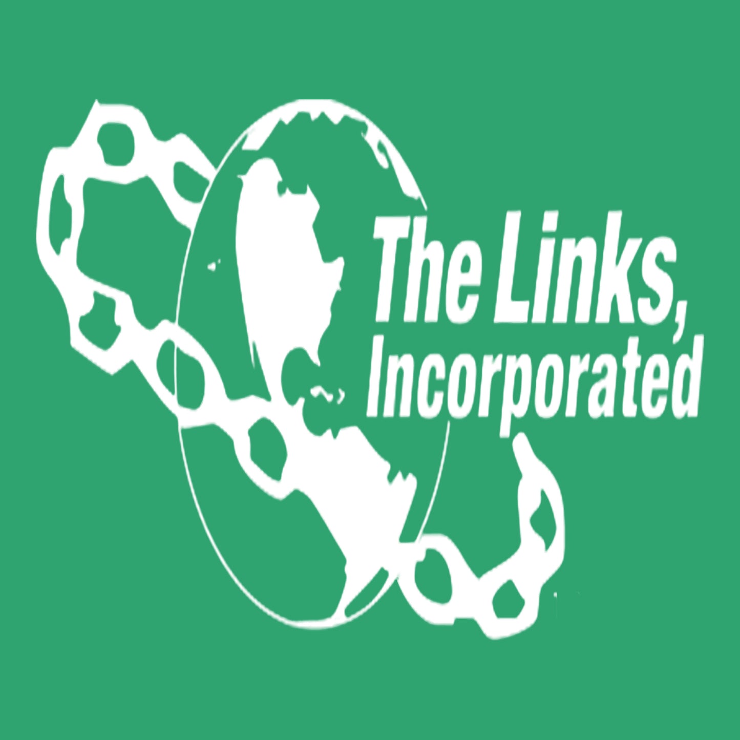 The Links Paraphernalia - Chiffon Scarf 48in x 8in - Green