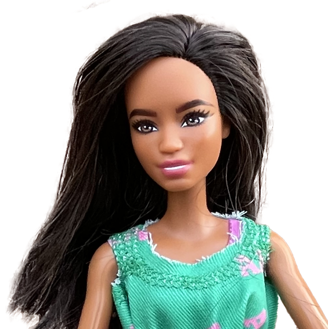 Alpha Kappa Alpha Sorority Barbie w/ Doll Stand_Personalized Green (12in. Tall)