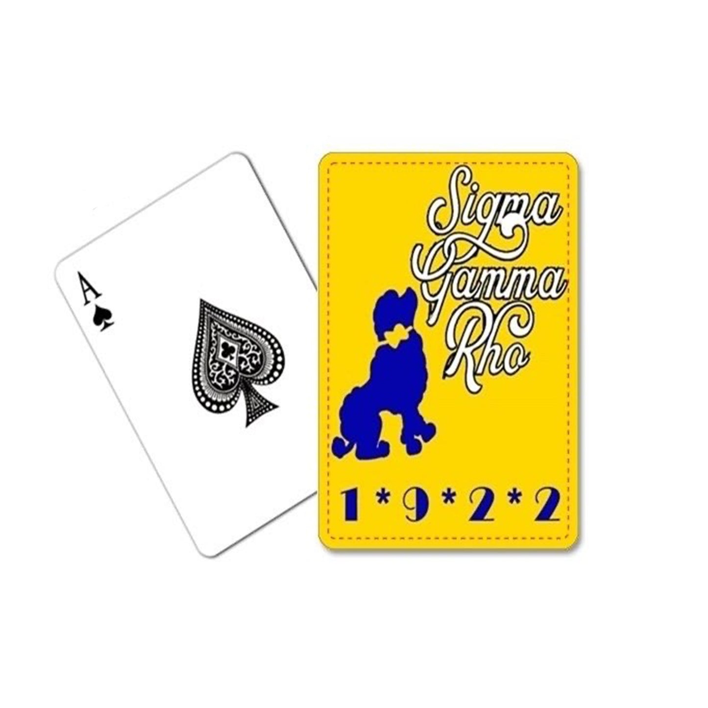 Sigma Gamma Rho Sorority Playing Cards for Gifts, Decoration, Party Games