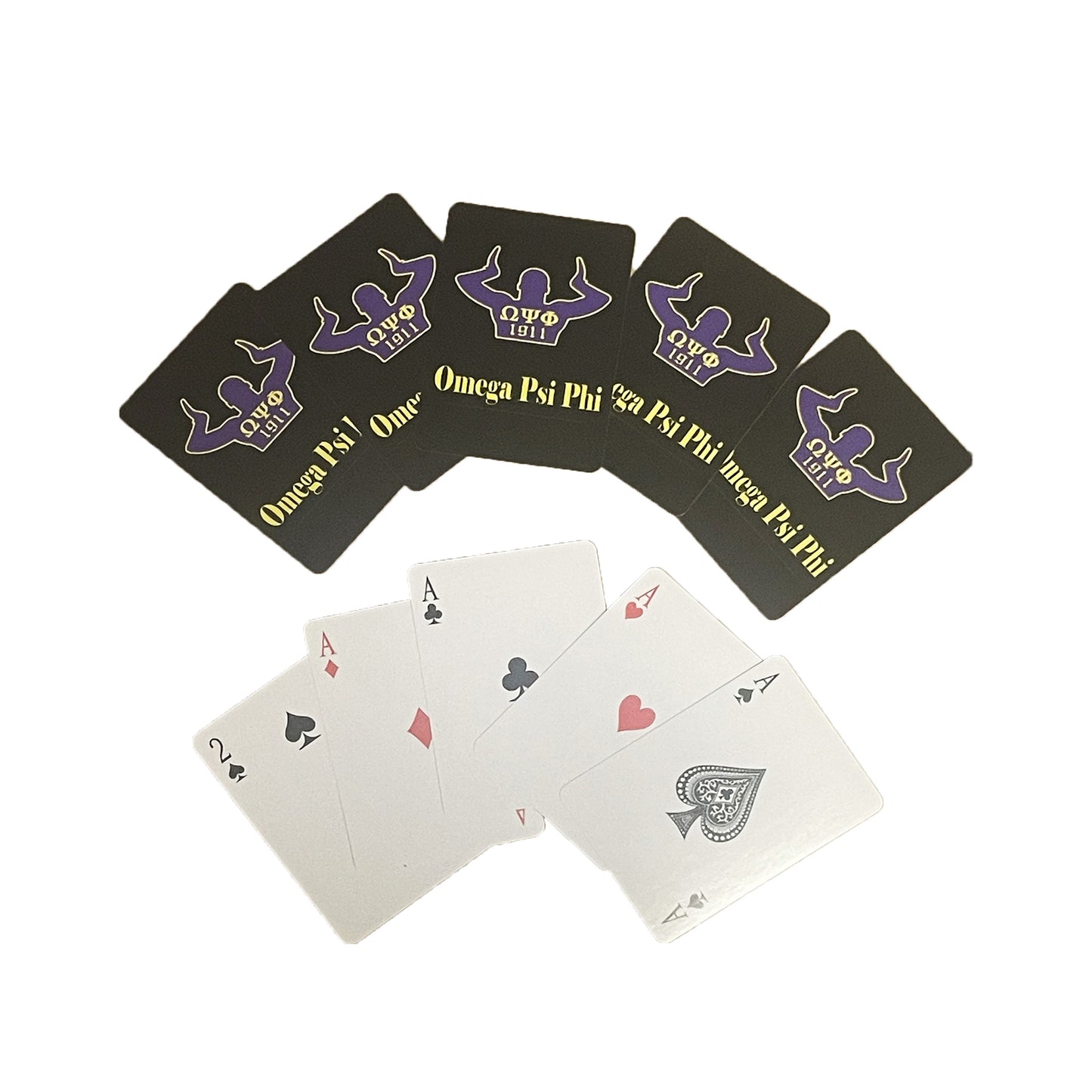 Omega Psi Phi Fraternity Playing Cards for Gifts, Decoration, Party Games for Q Dogs