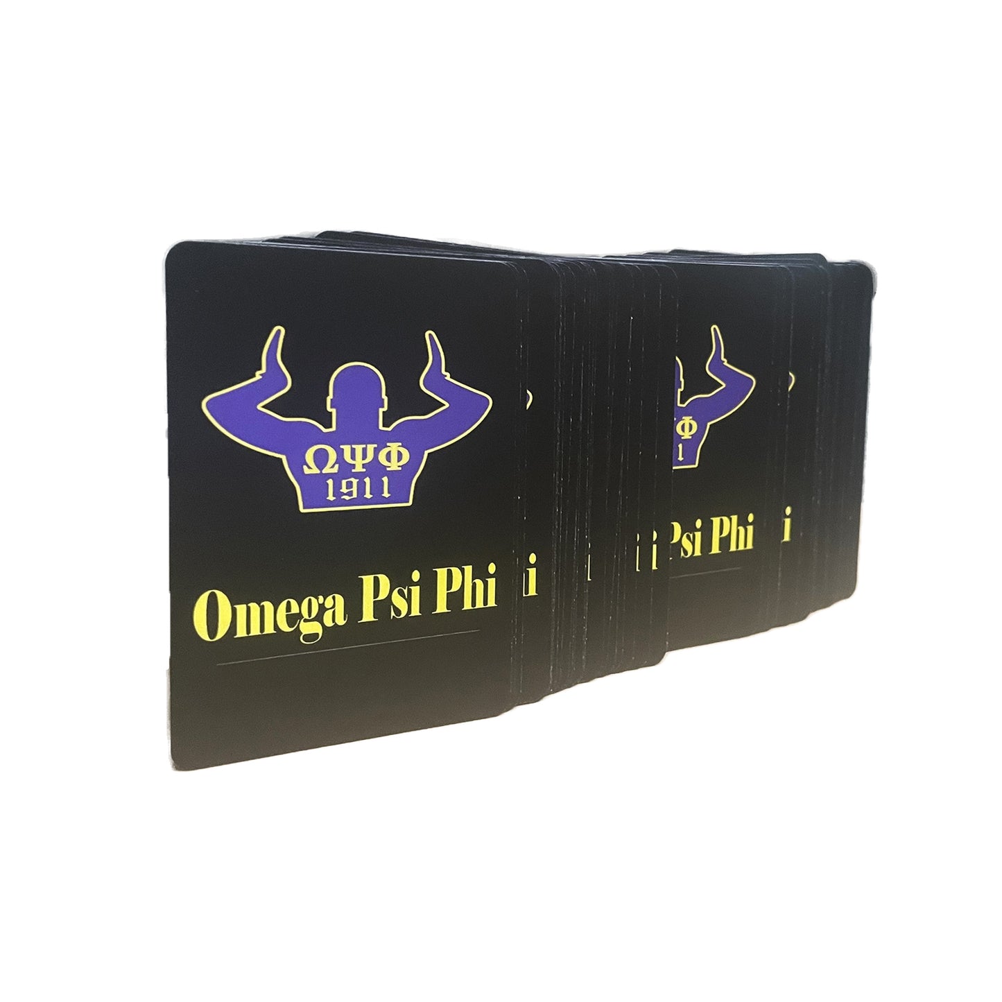 Omega Psi Phi Fraternity Playing Cards for Gifts, Decoration, Party Games for Q Dogs