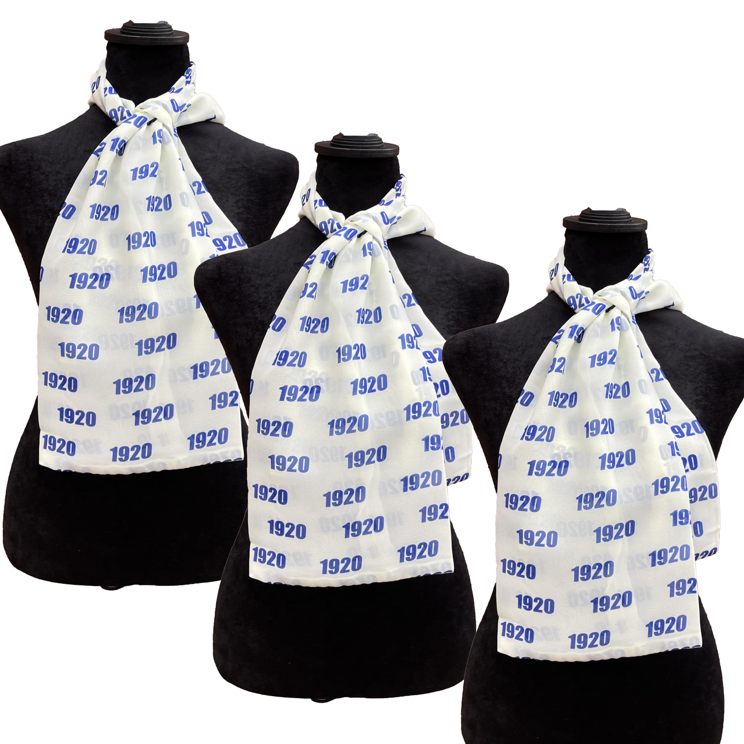 Zeta Phi Beta Sorority Paraphernalia - 1920 Necktie