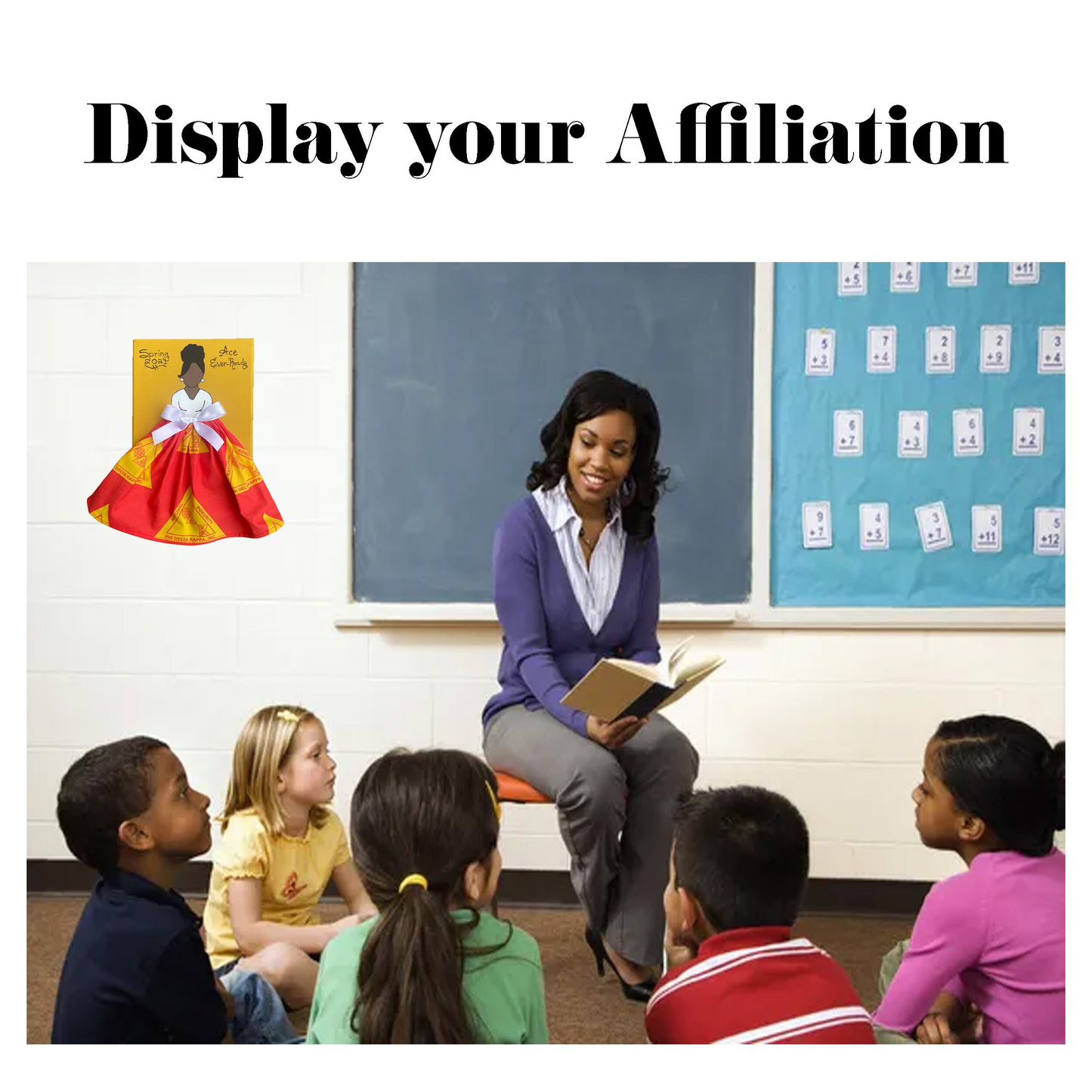 Phi Delta Kappa Doll Artwork Painting (8in x 10in)