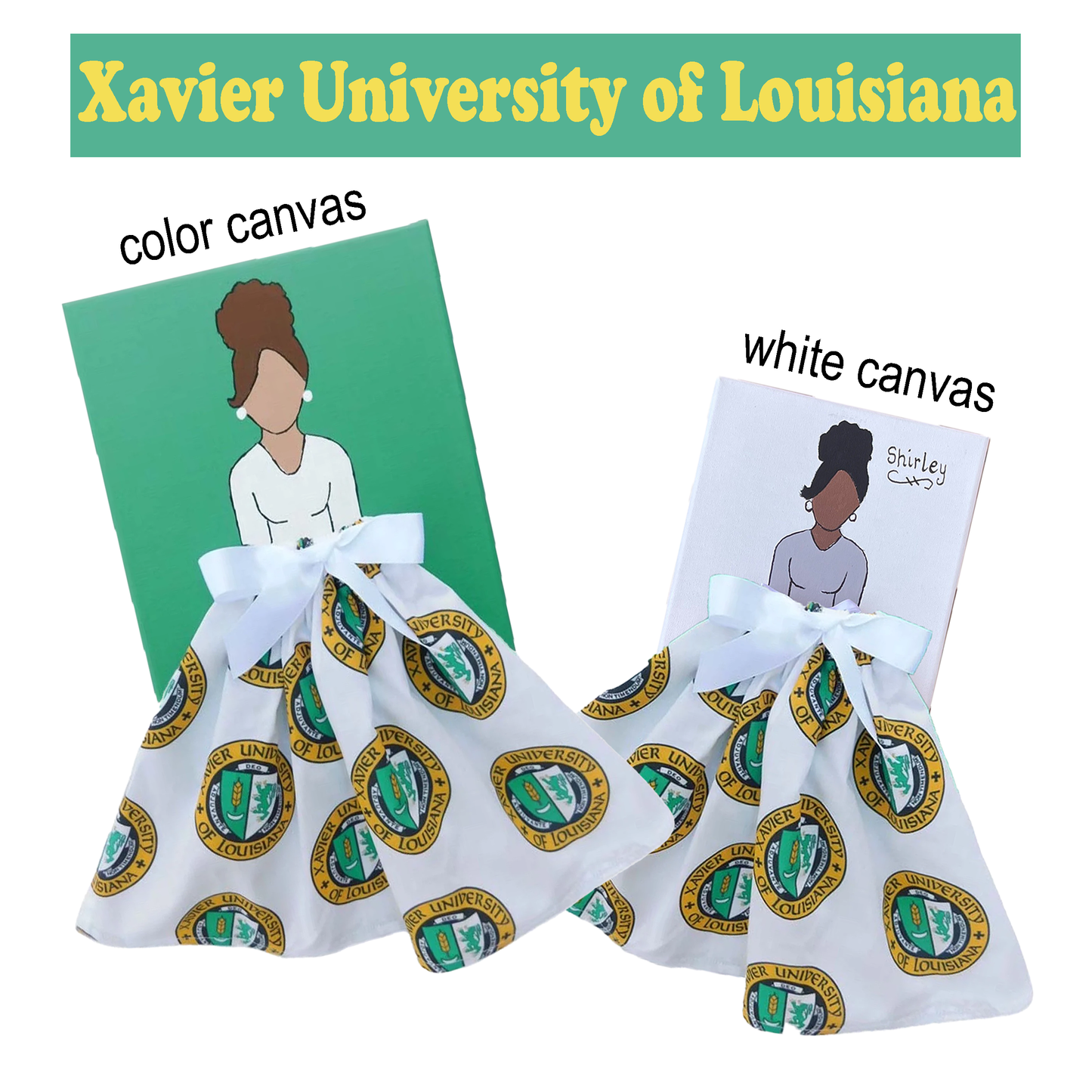 HBCU Doll Artwork Painting (8in x 10in)