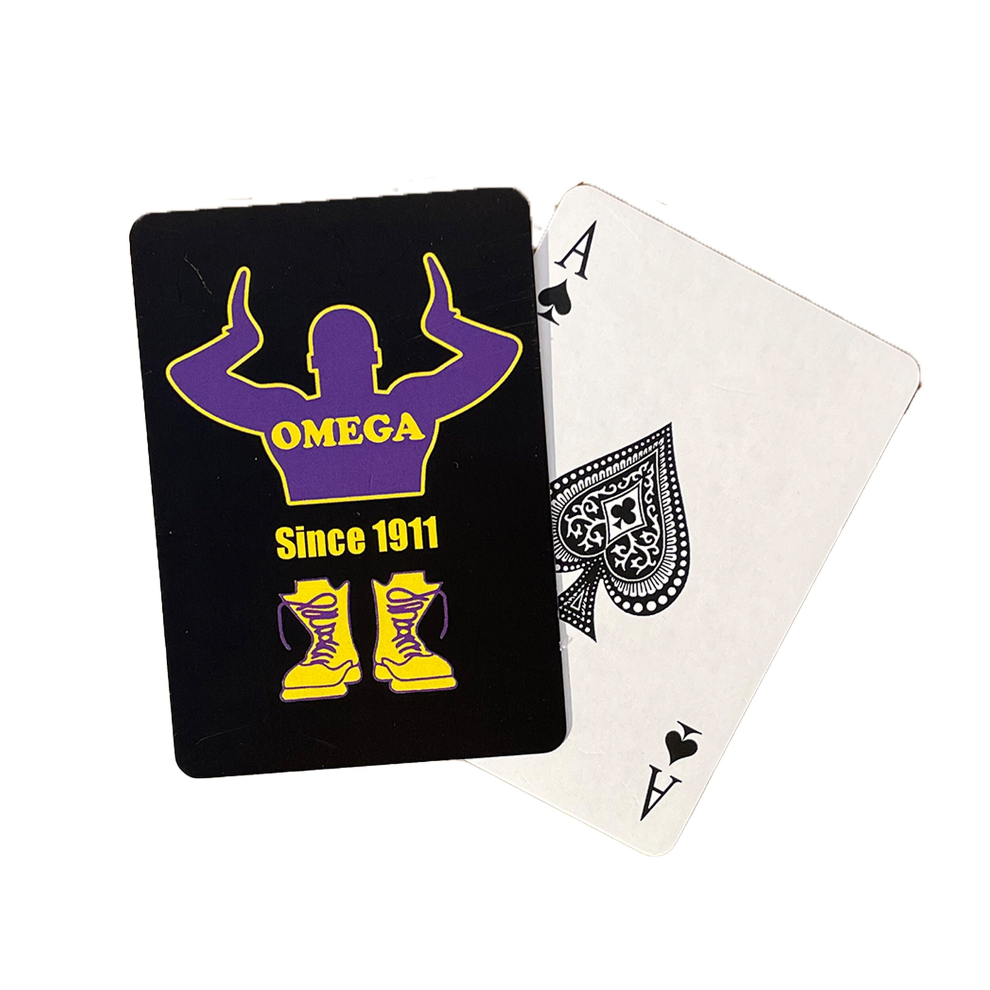 Omega Psi Phi Fraternity Playing Cards for Gifts, Decoration, Party Games for Q Dogs
