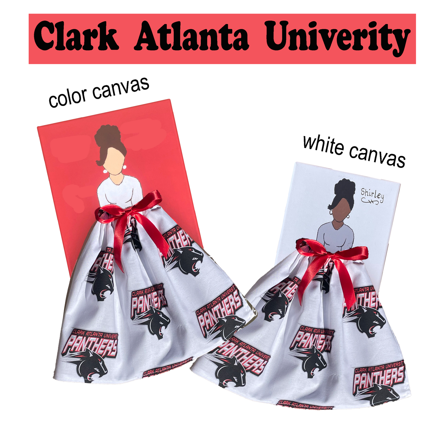 HBCU Doll Artwork Painting (8in x 10in)