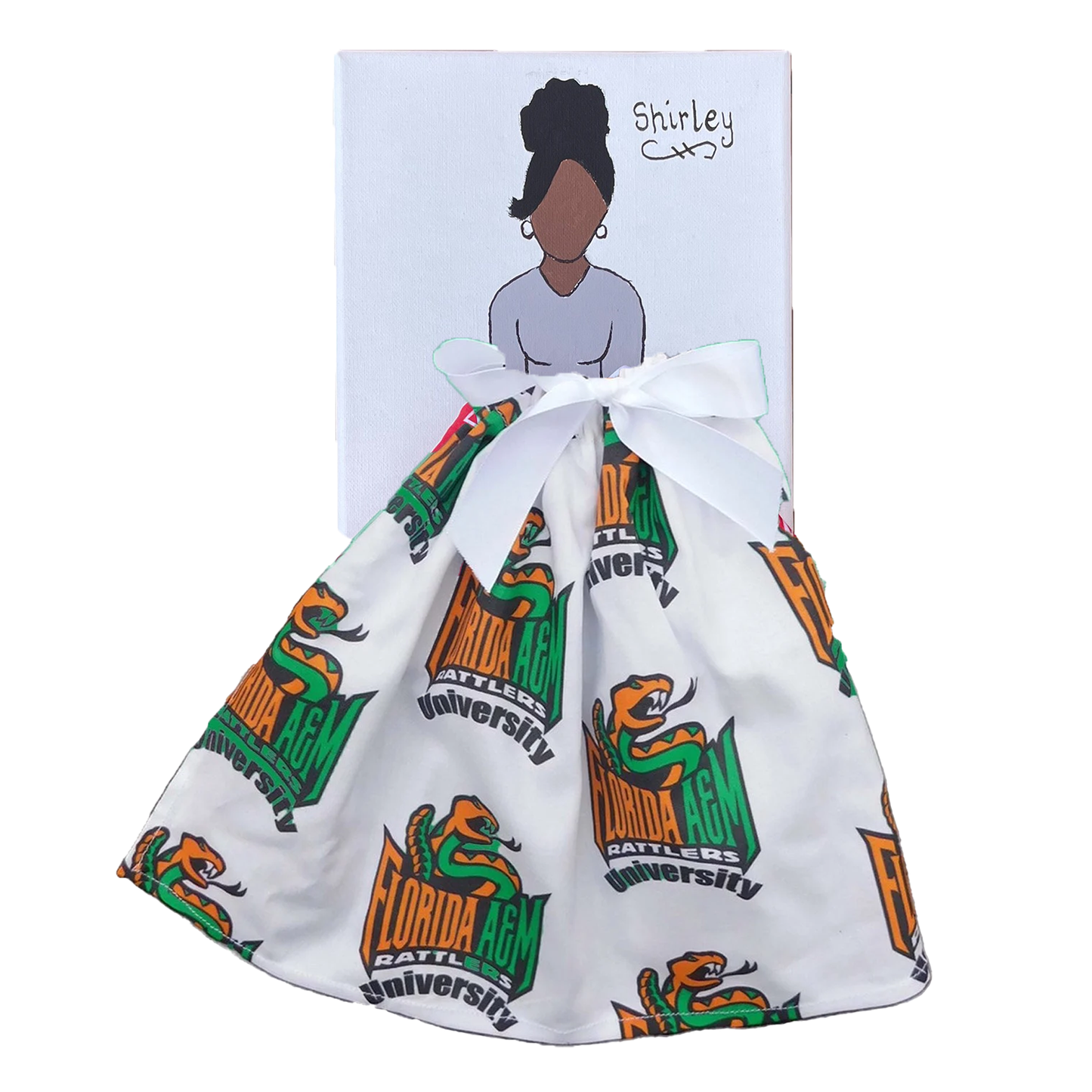 HBCU Doll Artwork Painting (8in x 10in)