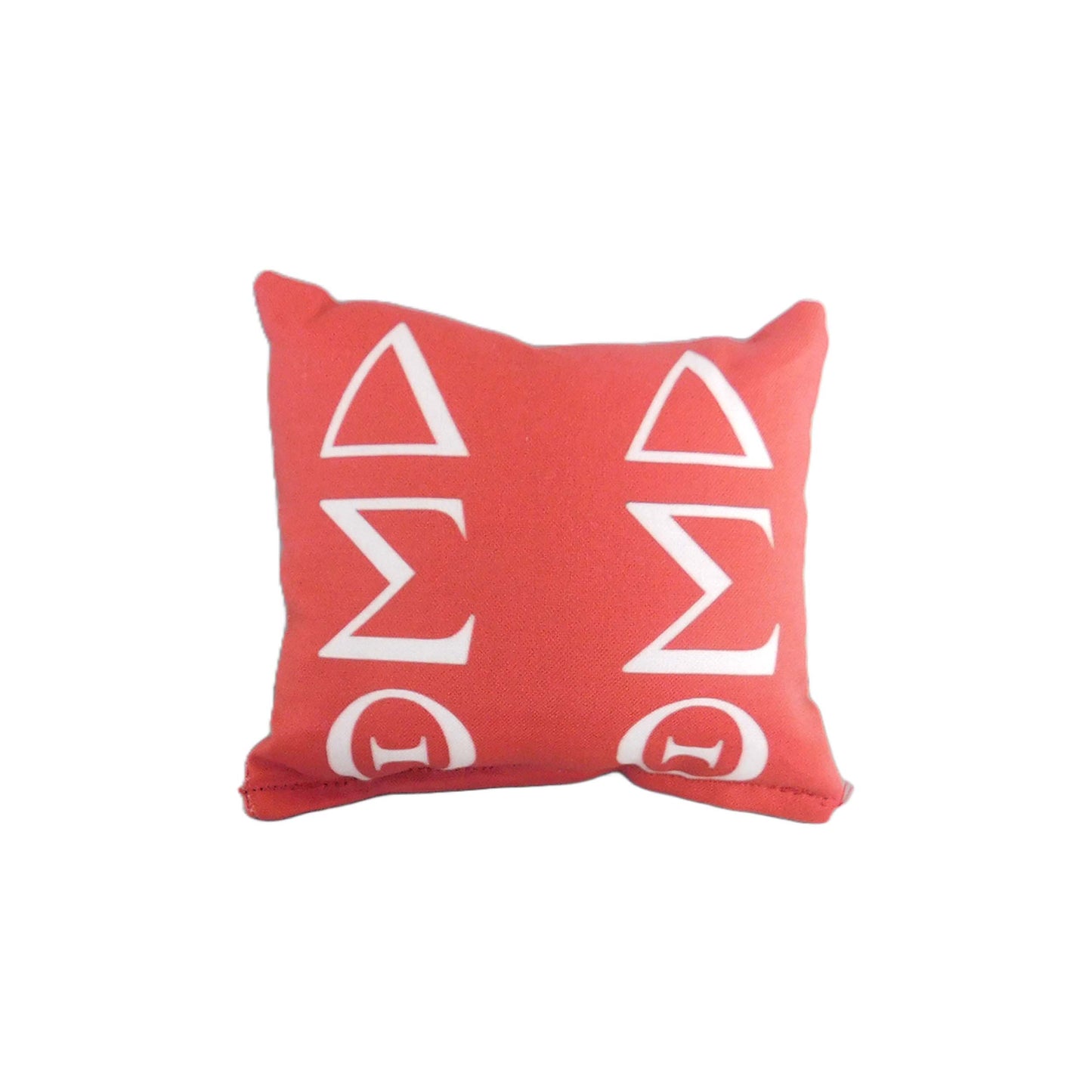 Delta Sigma Theta Sorority Gift Pearl Bracelet Sets on Red and White Jewelry Pillow (4in.x4in.)