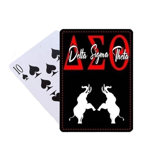 Delta Sigma Theta Sorority Playing Cards for Gifts, Decoration, Party Games