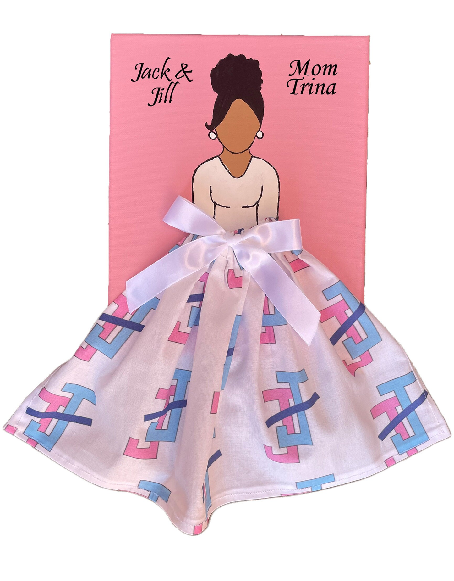 Jack & Jill of America Doll Artwork Painting (8in x 10in)