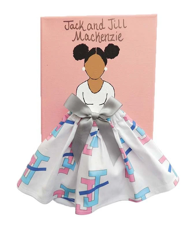 Jack & Jill of America Doll Artwork Painting (8in x 10in)