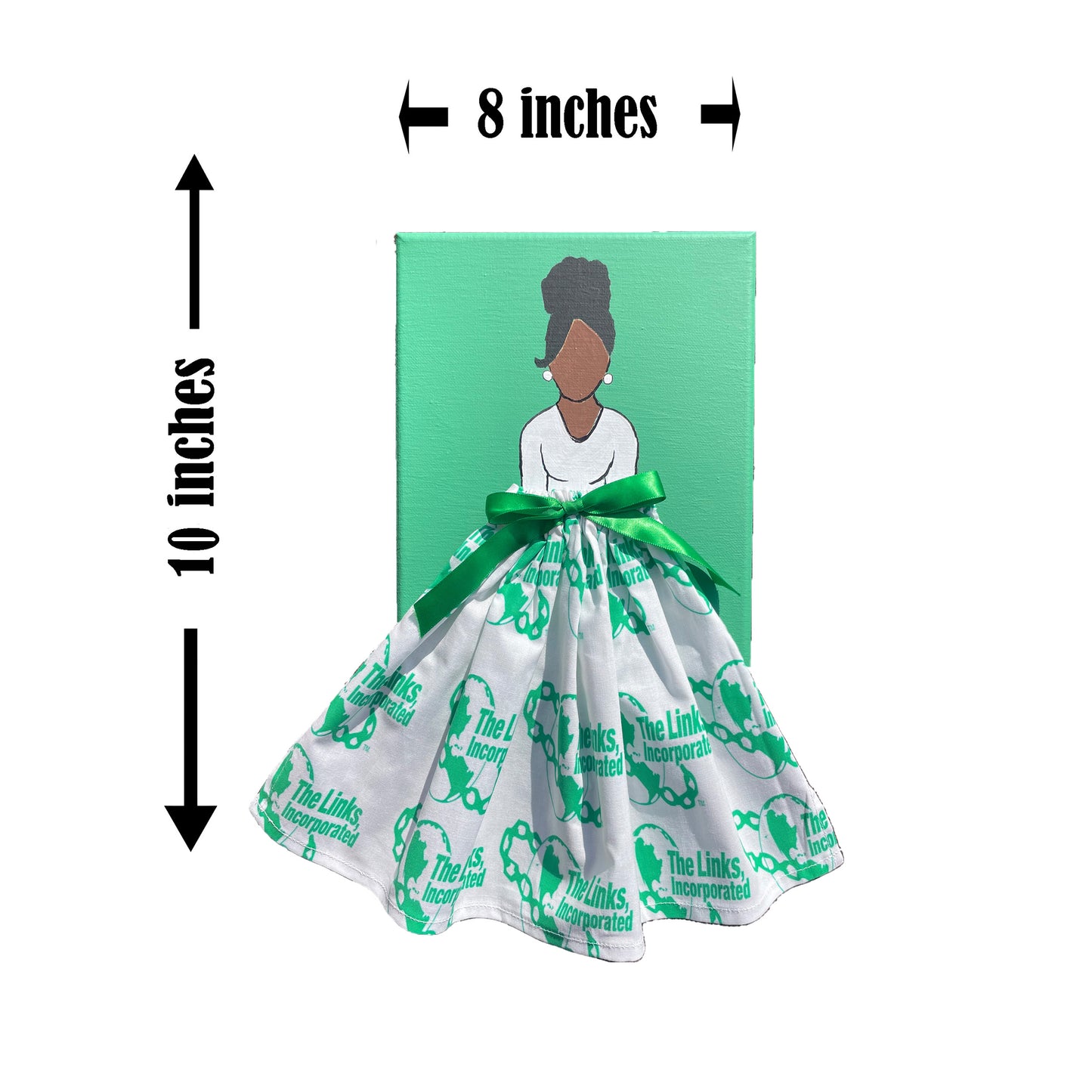 Link Doll Artwork Painting (8in x 10in)