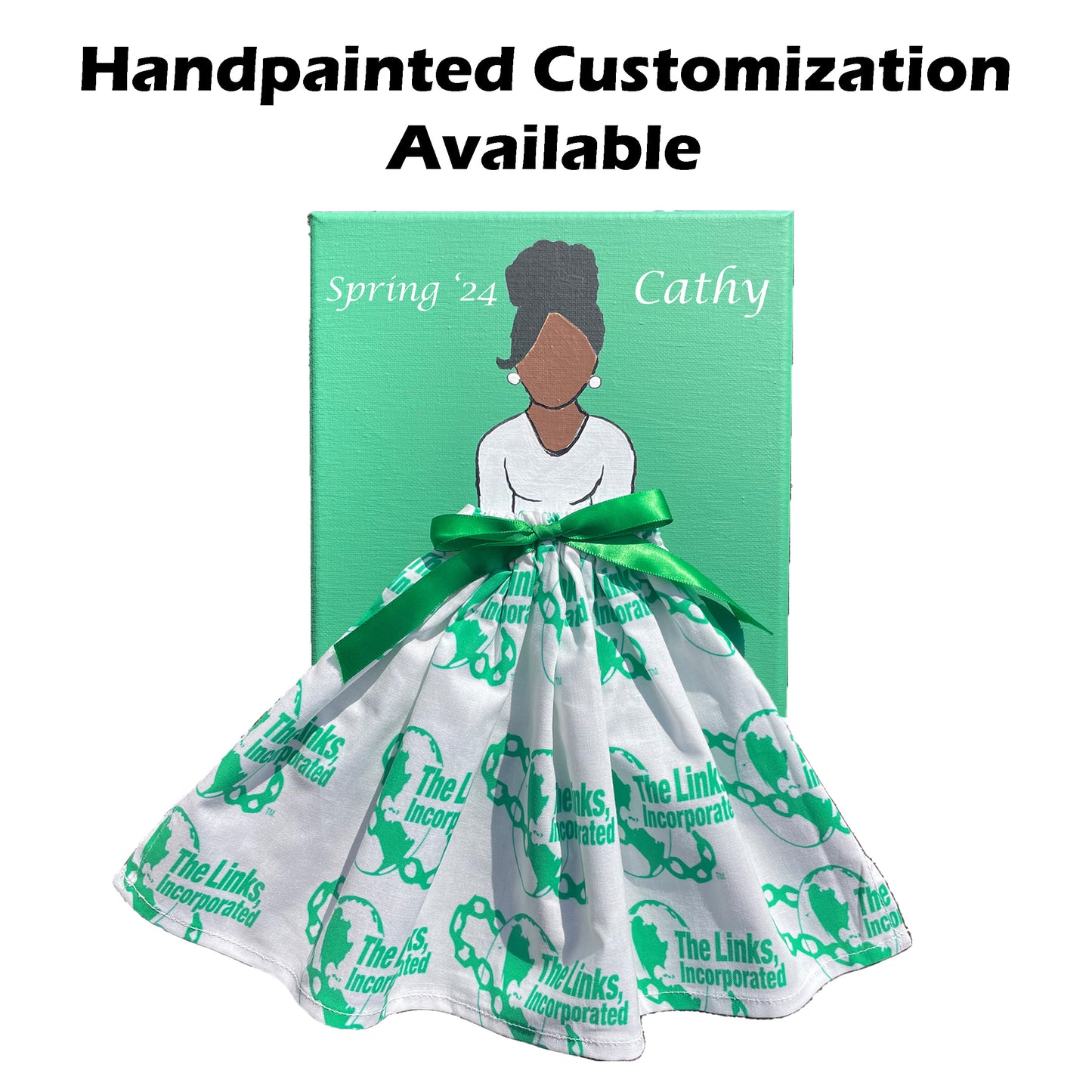 Link Doll Artwork Painting (8in x 10in)