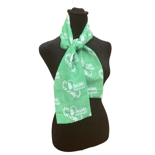 Links Paraphernalia - Chiffon Necktie 48in x 8in - Green