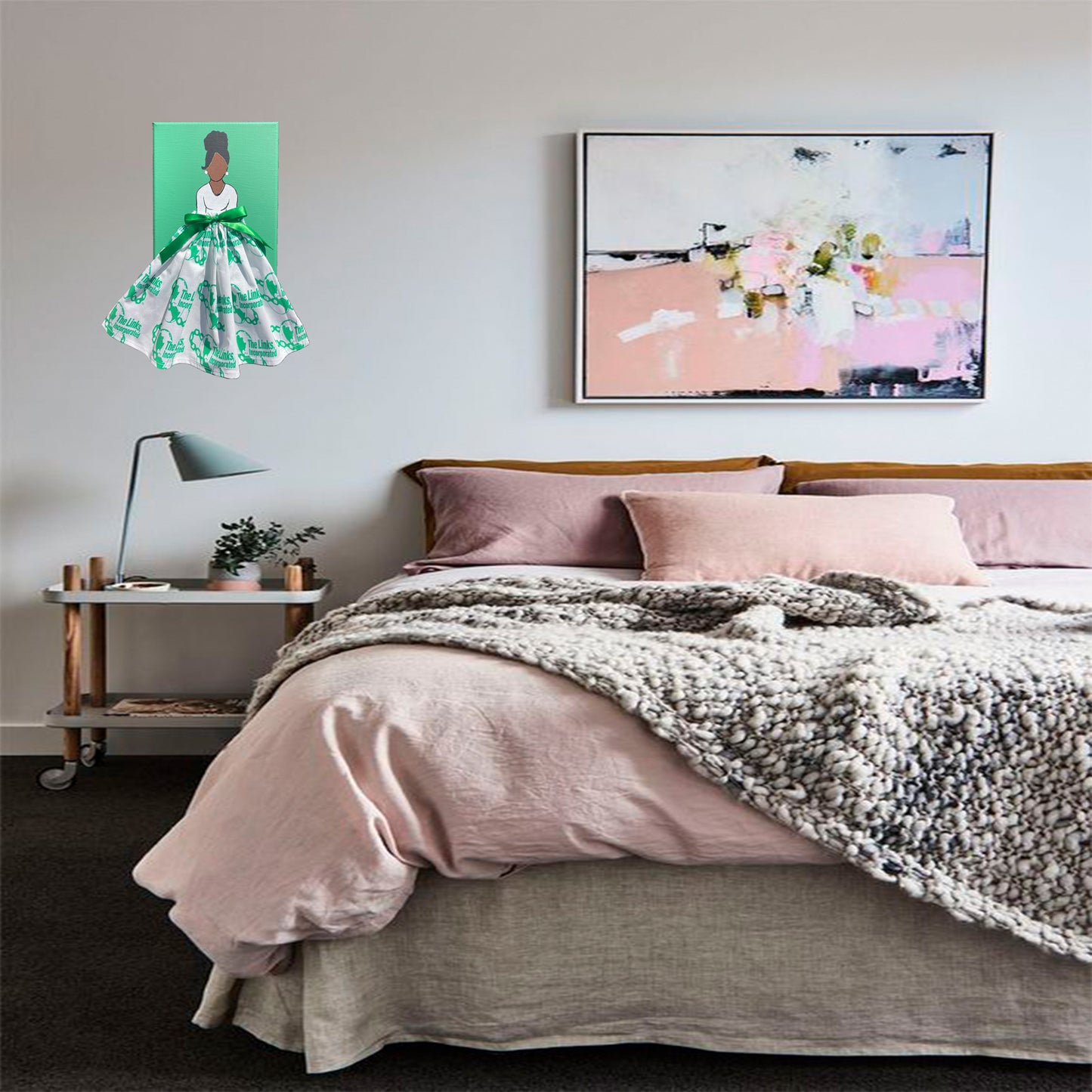 Link Doll Artwork Painting (8in x 10in)