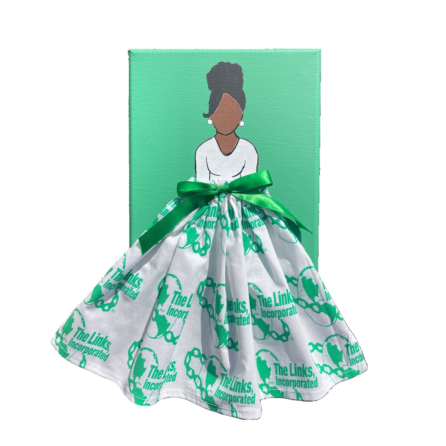 Link Doll Artwork Painting (8in x 10in)