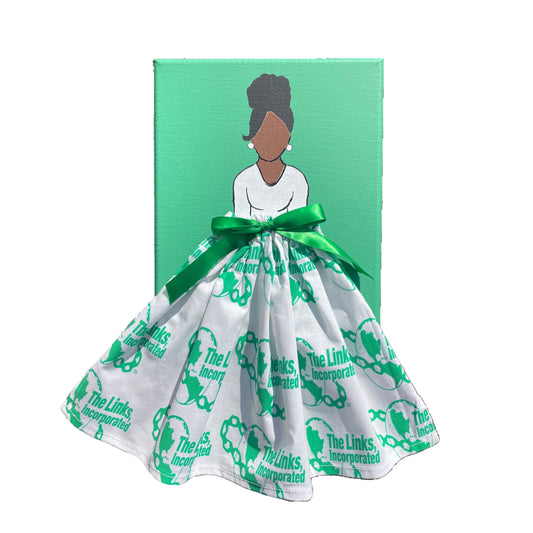 Link Doll Artwork Painting (8in x 10in)