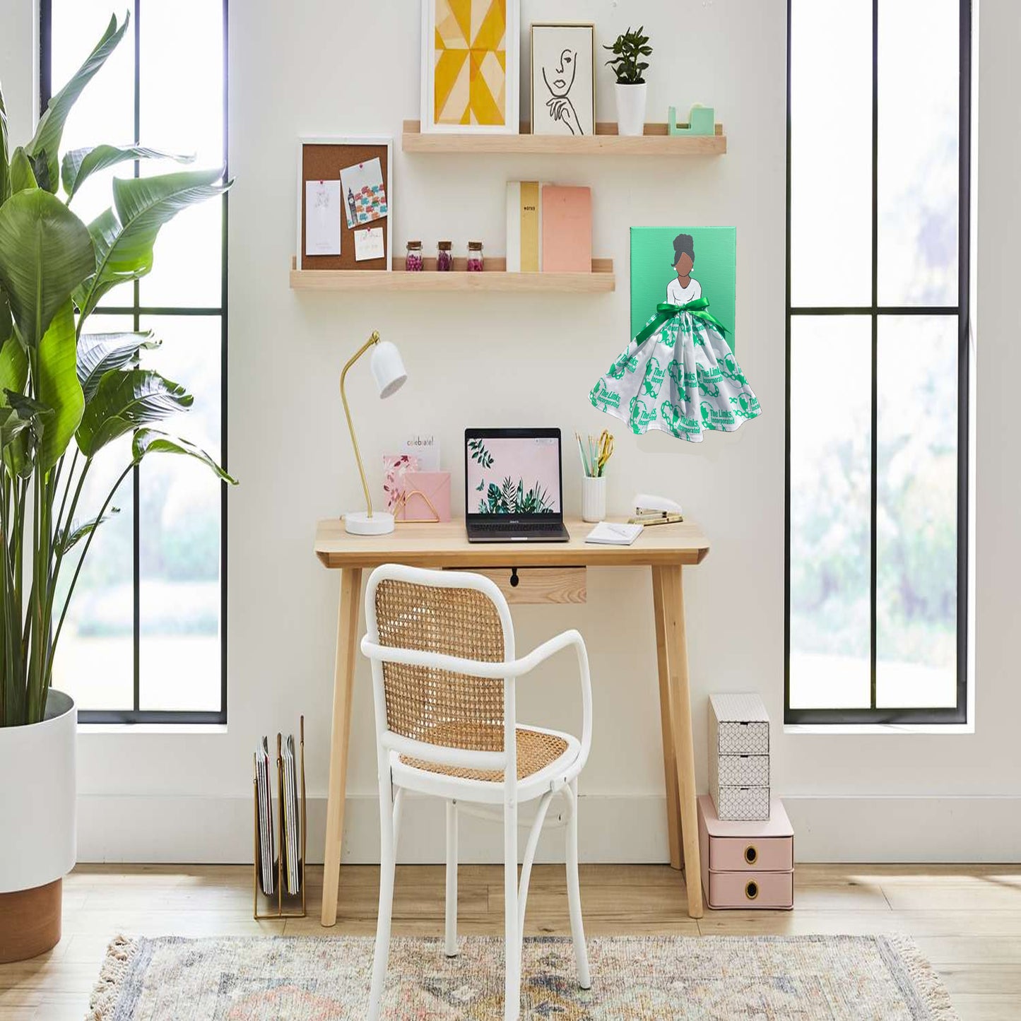 Link Doll Artwork Painting (8in x 10in)