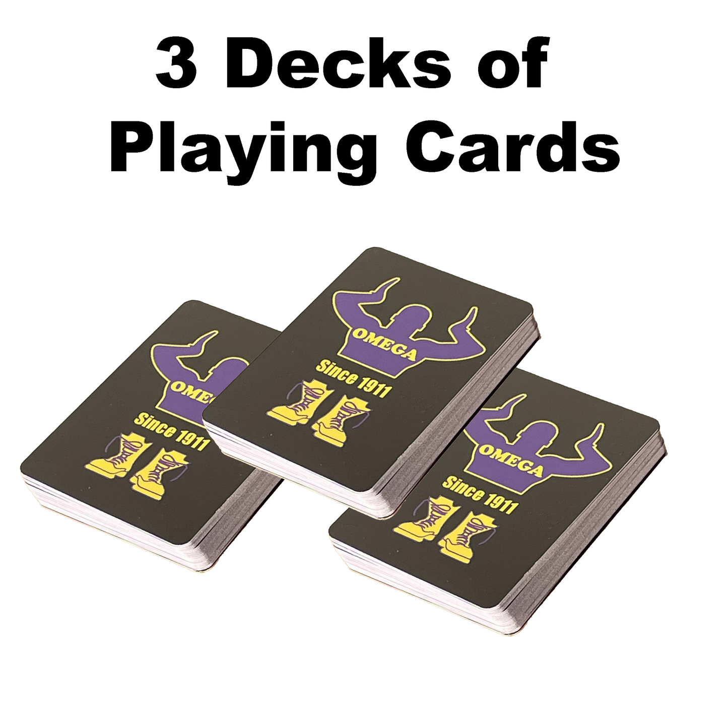 Omega Psi Phi Fraternity Playing Cards for Gifts, Decoration, Party Games for Q Dogs