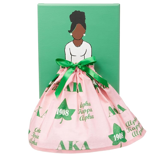 Alpha Kappa Alpha Doll Artwork Painting (8in x 10in)