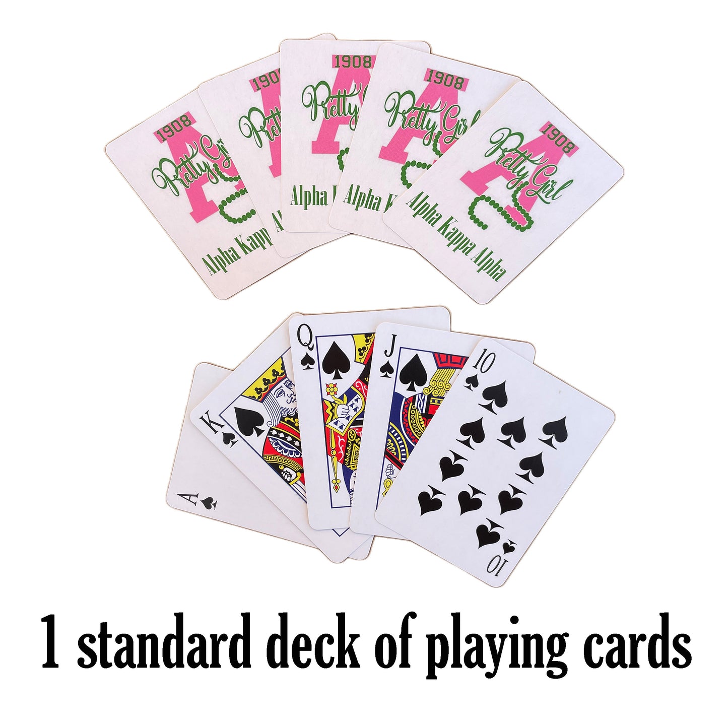 Alpha Kappa Alpha Sorority Playing Cards for AKA Gifts, Decoration, Party Games