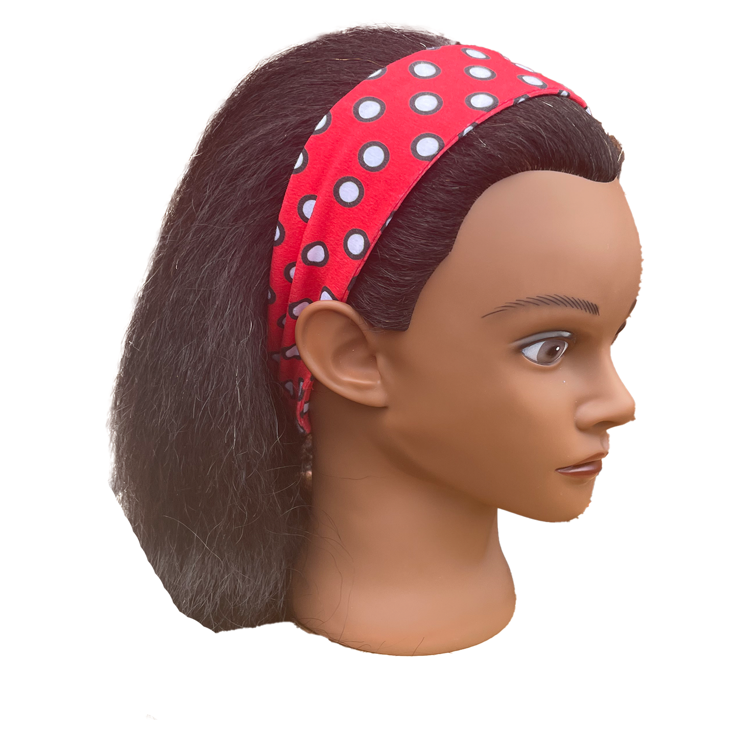 Red & White Headband loved by members of Delta Sigma Theta Sorority_2in wide