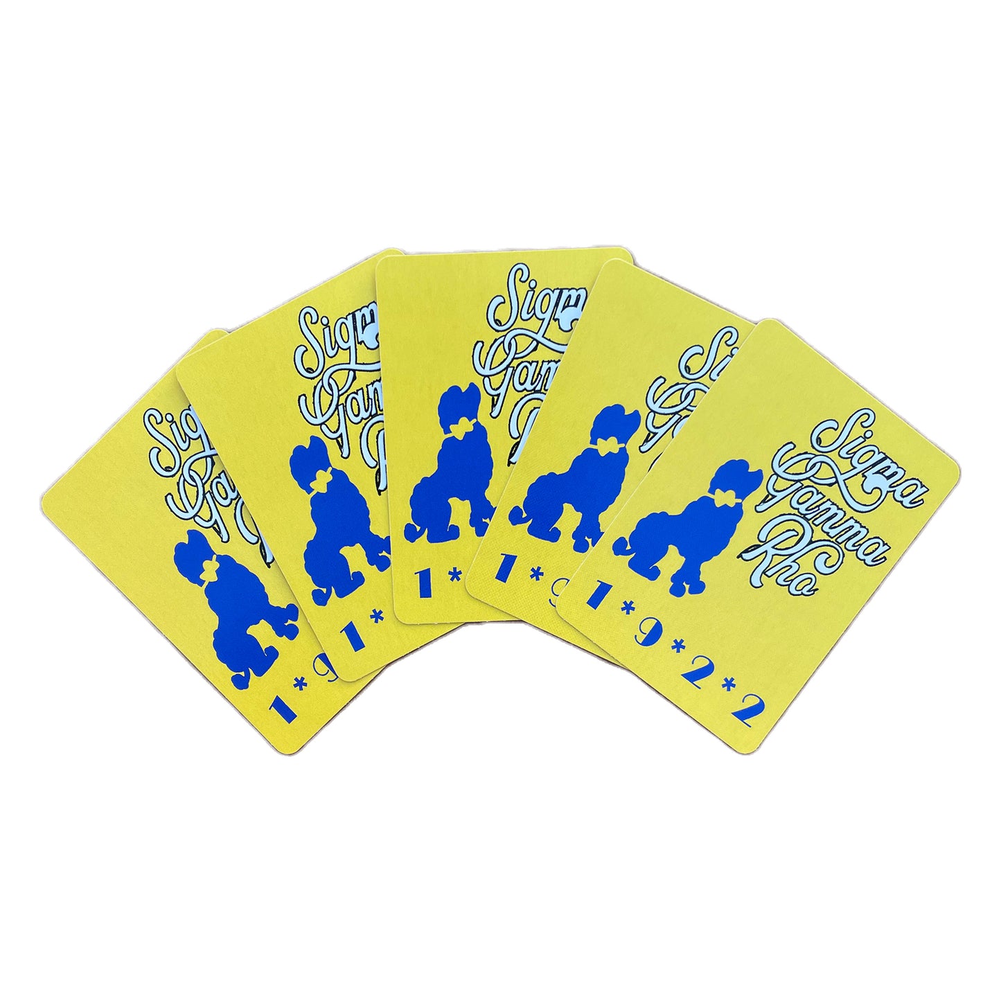 Sigma Gamma Rho Sorority Playing Cards for Gifts, Decoration, Party Games