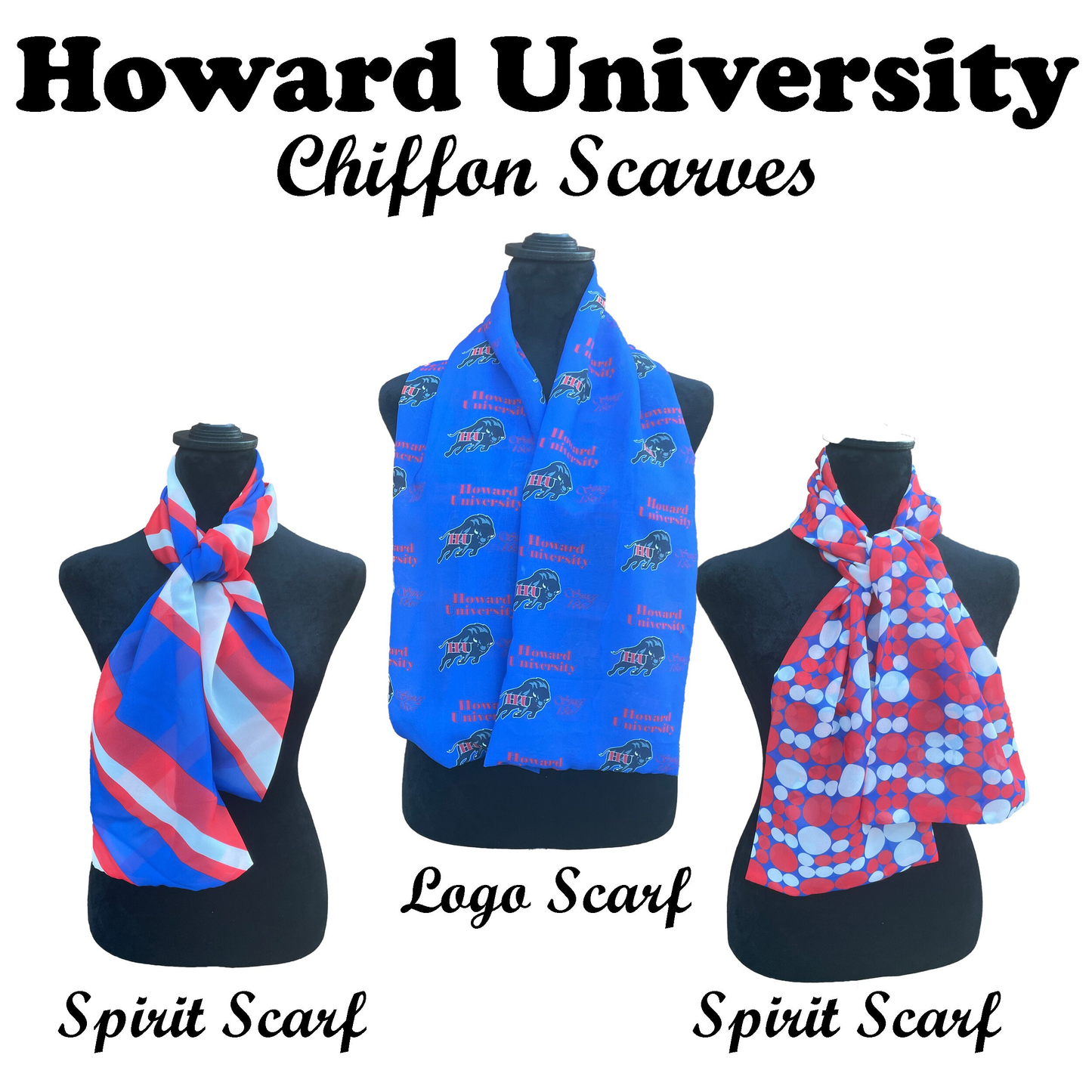 HBCU Spirit Wear Necktie Sets