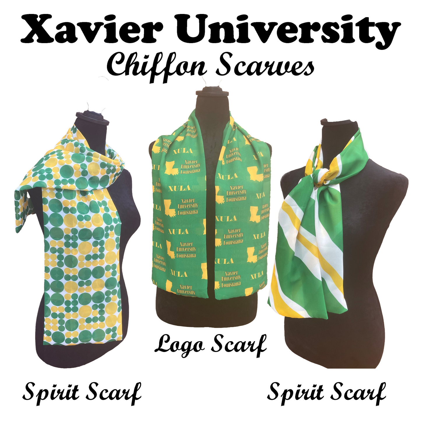 HBCU Spirit Wear Necktie Sets