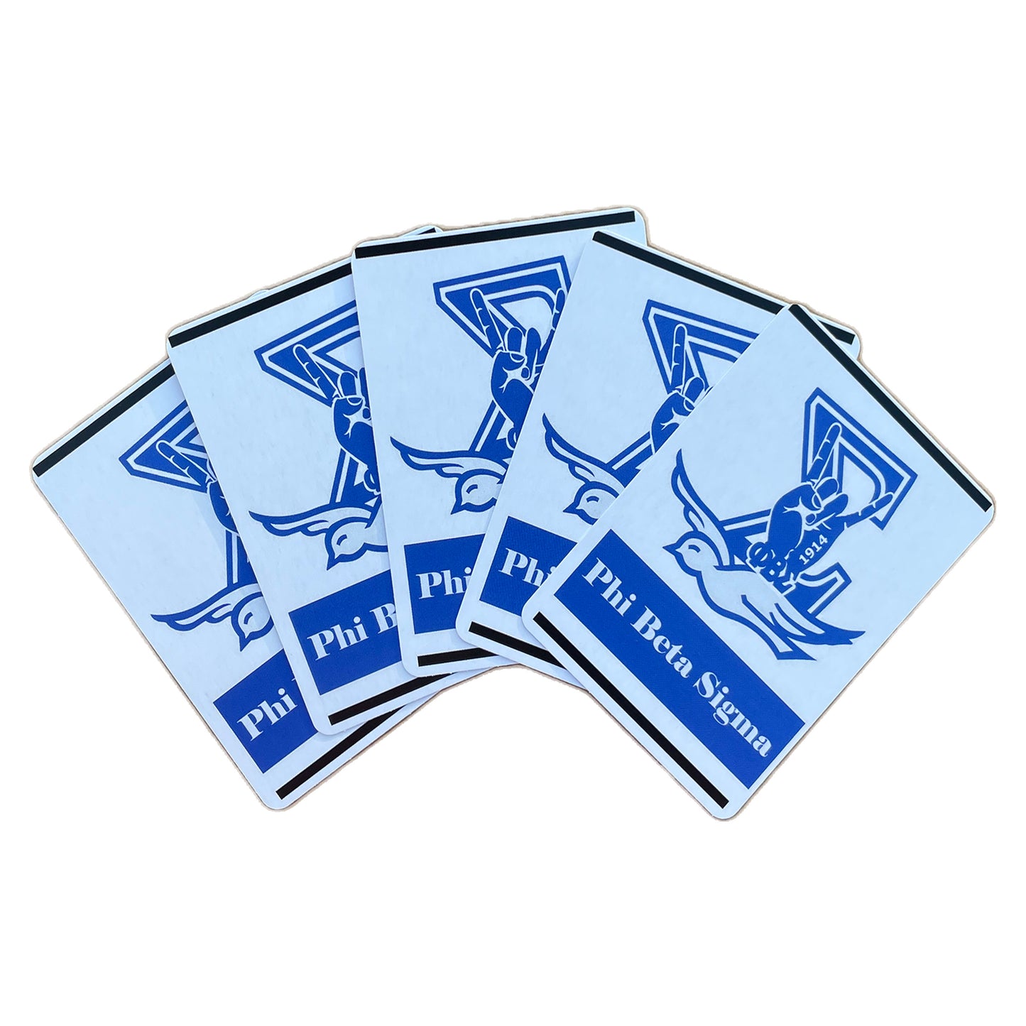 Phi Beta Sigma Fraternity Playing Cards for Gifts, Decoration, Party Games